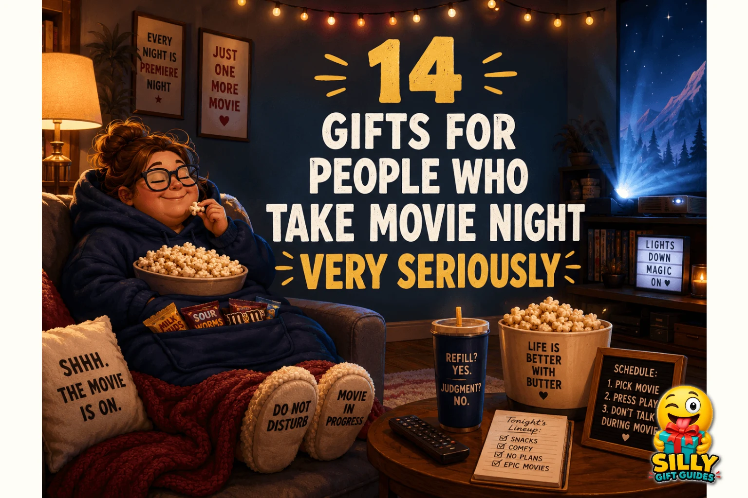 14 Gifts for People Who Take Movie Night Very Seriously guide cover