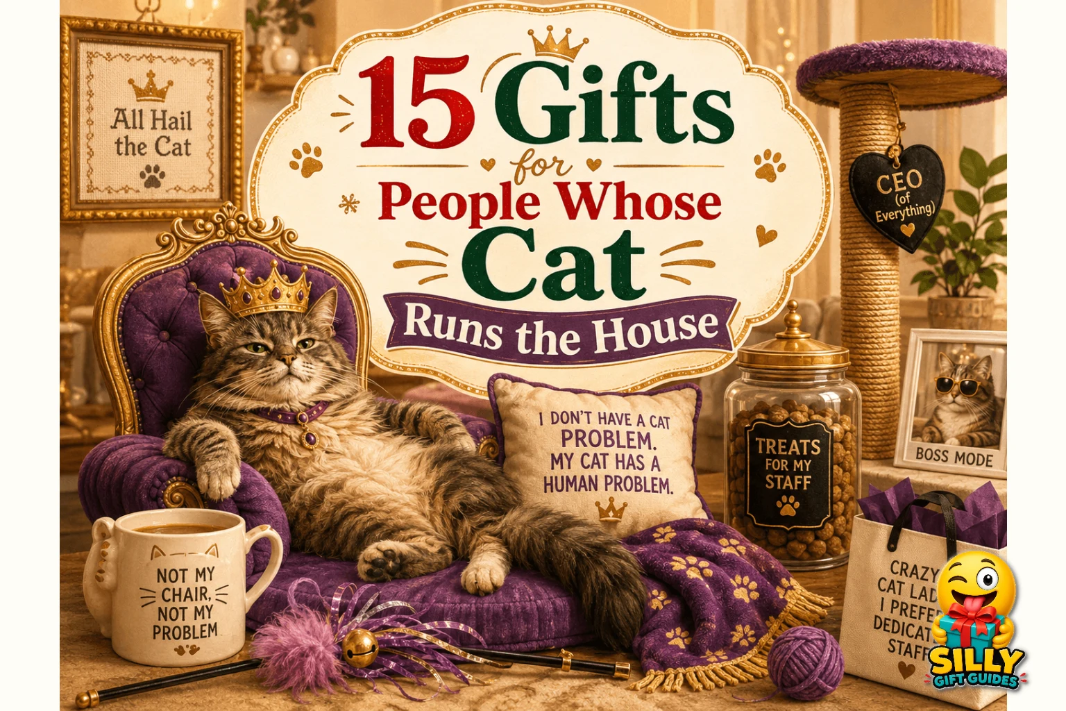 15 Gifts for People Whose Cat Runs the House guide cover