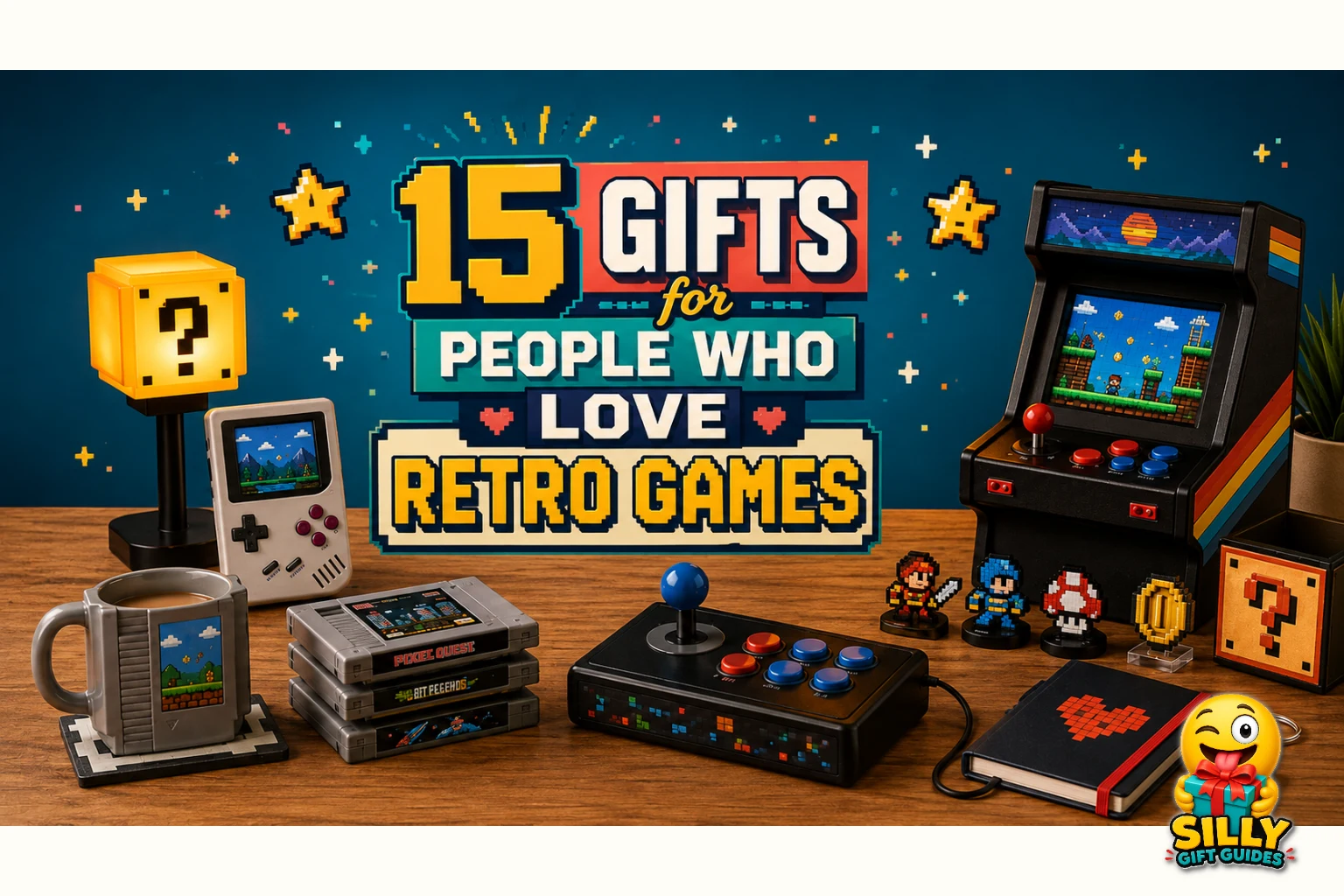 15 Gifts for People Who Love Retro Games guide cover