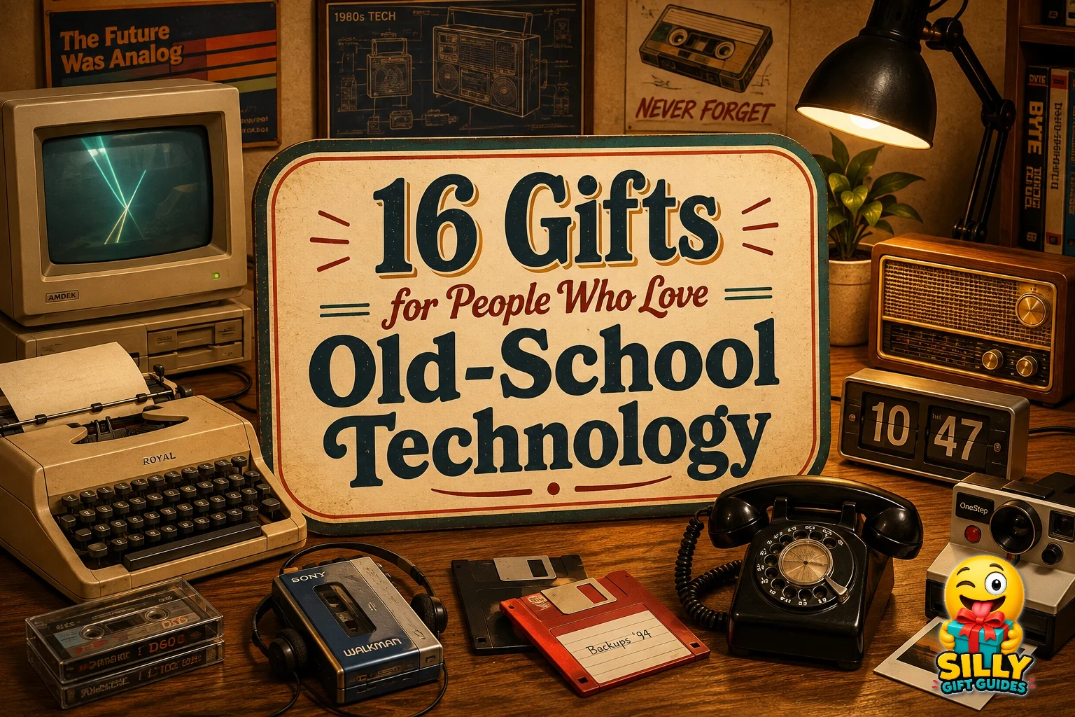16 Gifts for People Who Love Old-School Technology guide cover