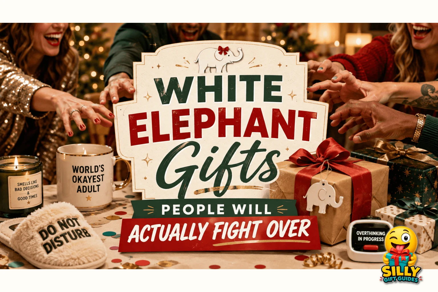 White Elephant Gifts People Will Actually Fight Over guide cover