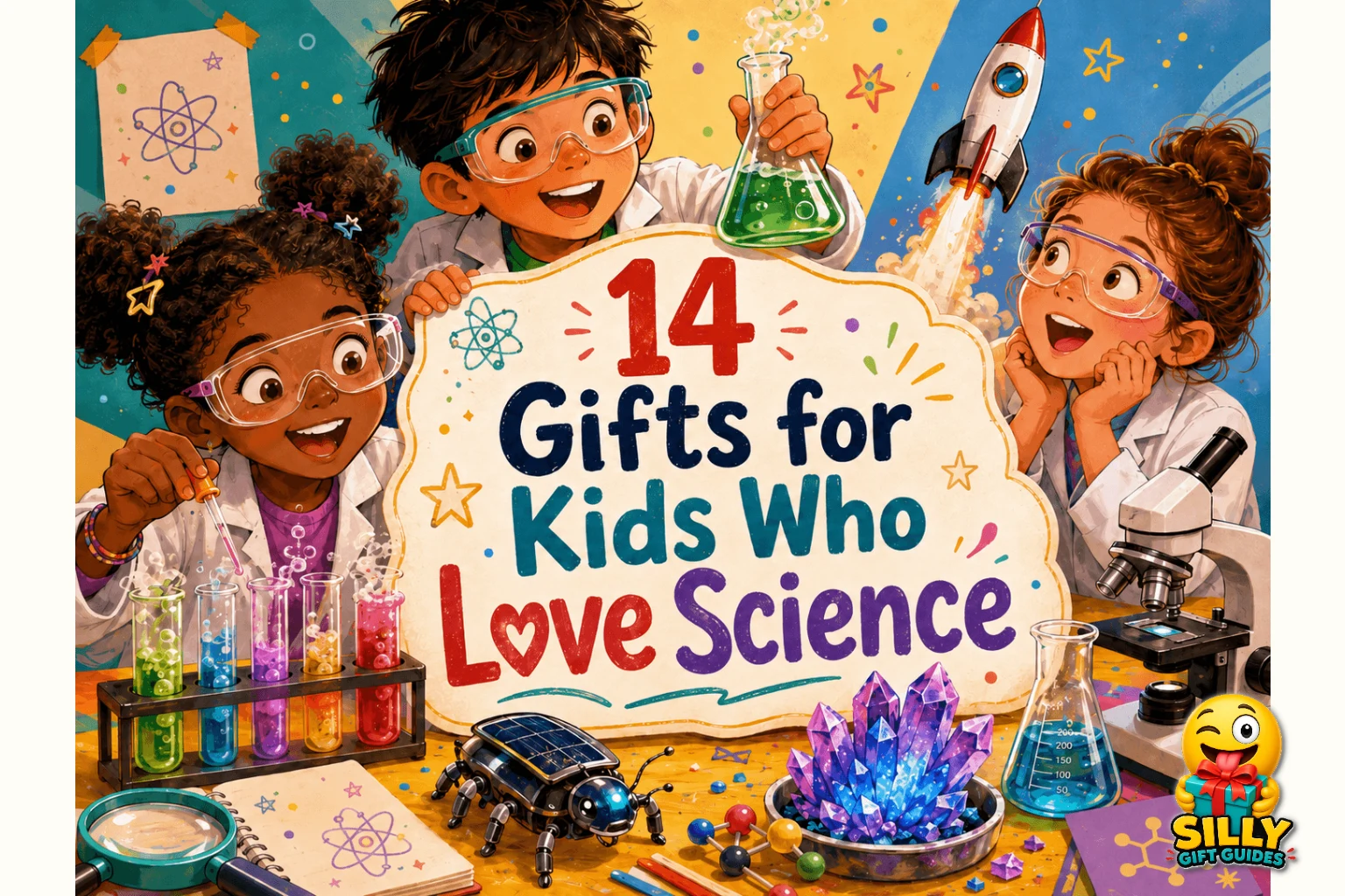 14 Gifts for Kids Who Love Science Experiments guide cover