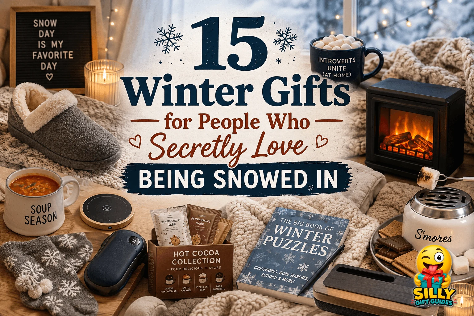 15 Winter Gifts for People Who Secretly Love Being Snowed In guide cover