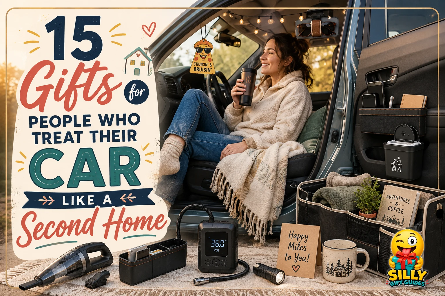 15 Gifts for People Who Treat Their Car Like a Second Home guide cover