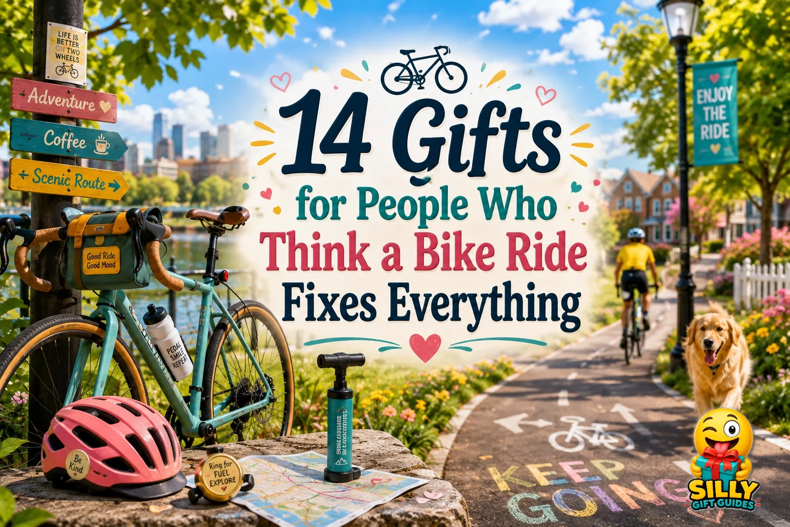 14 Gifts for People Who Think a Bike Ride Fixes Everything guide cover