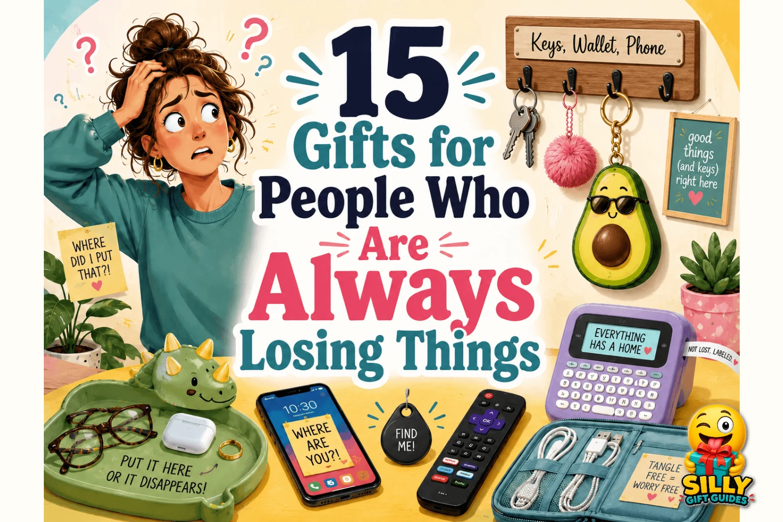 15 Gifts for People Who Are Always Losing Things guide cover