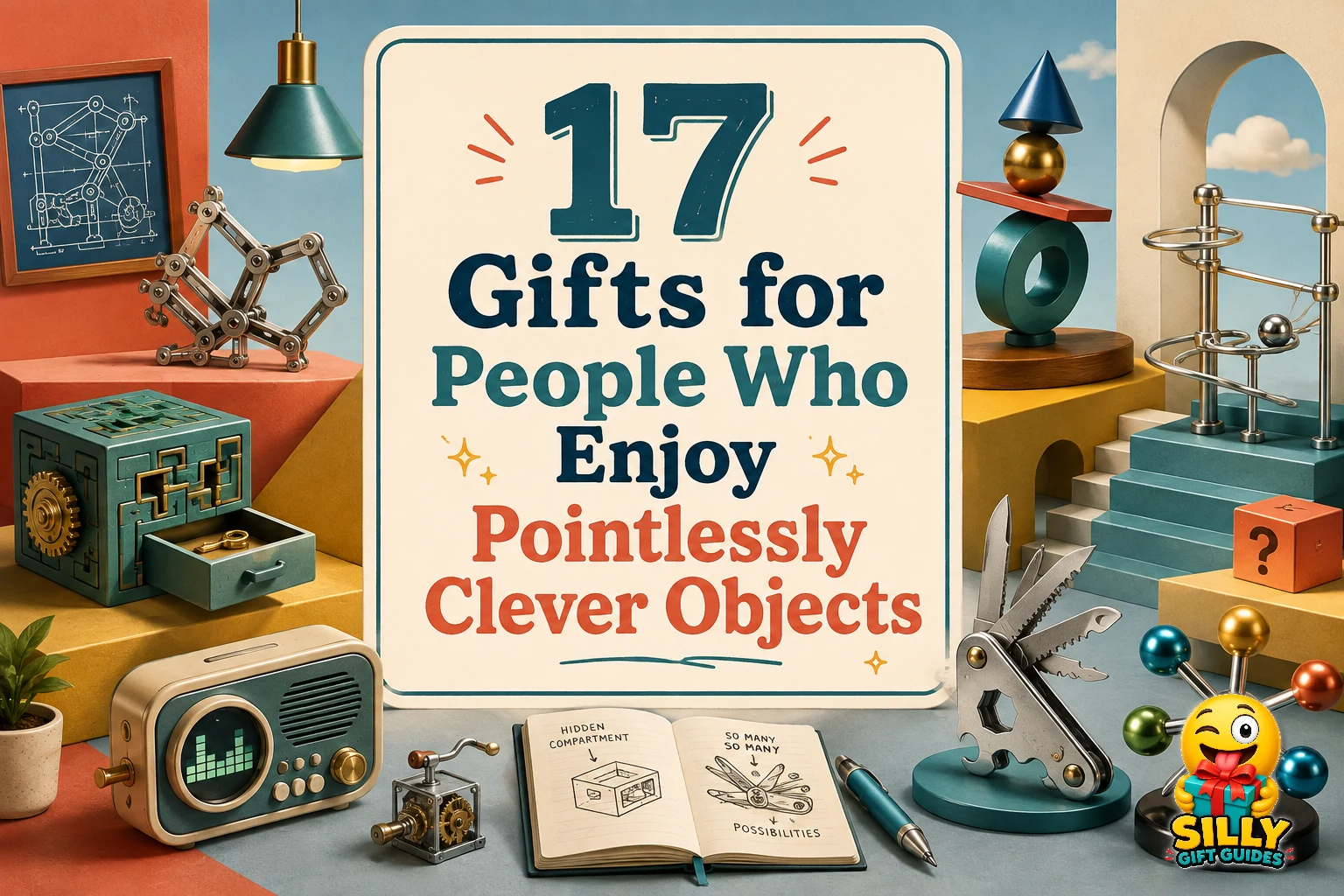 17 Gifts for People Who Enjoy Pointlessly Clever Objects guide cover