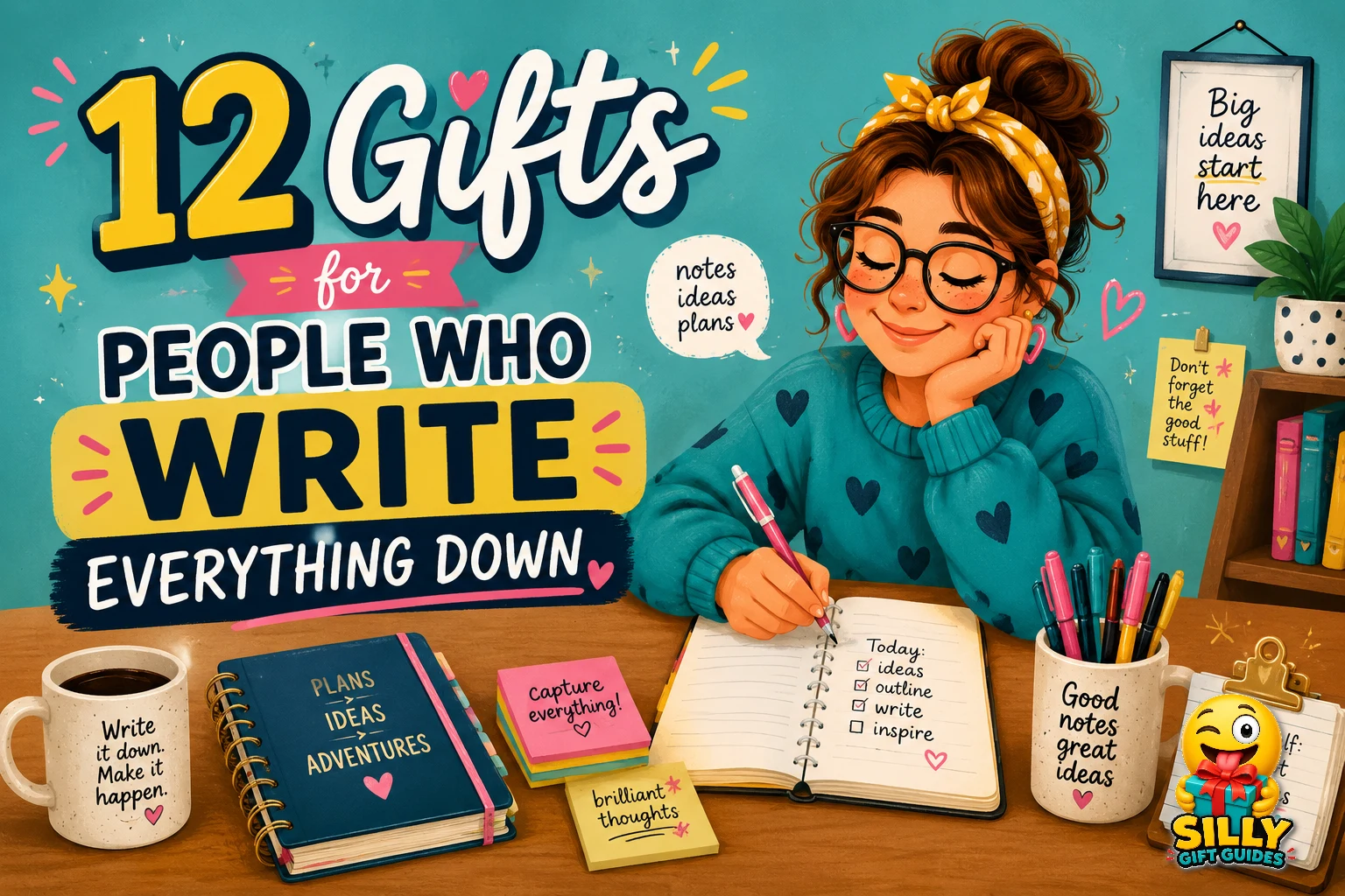 12 Gifts for People Who Write Everything Down guide cover