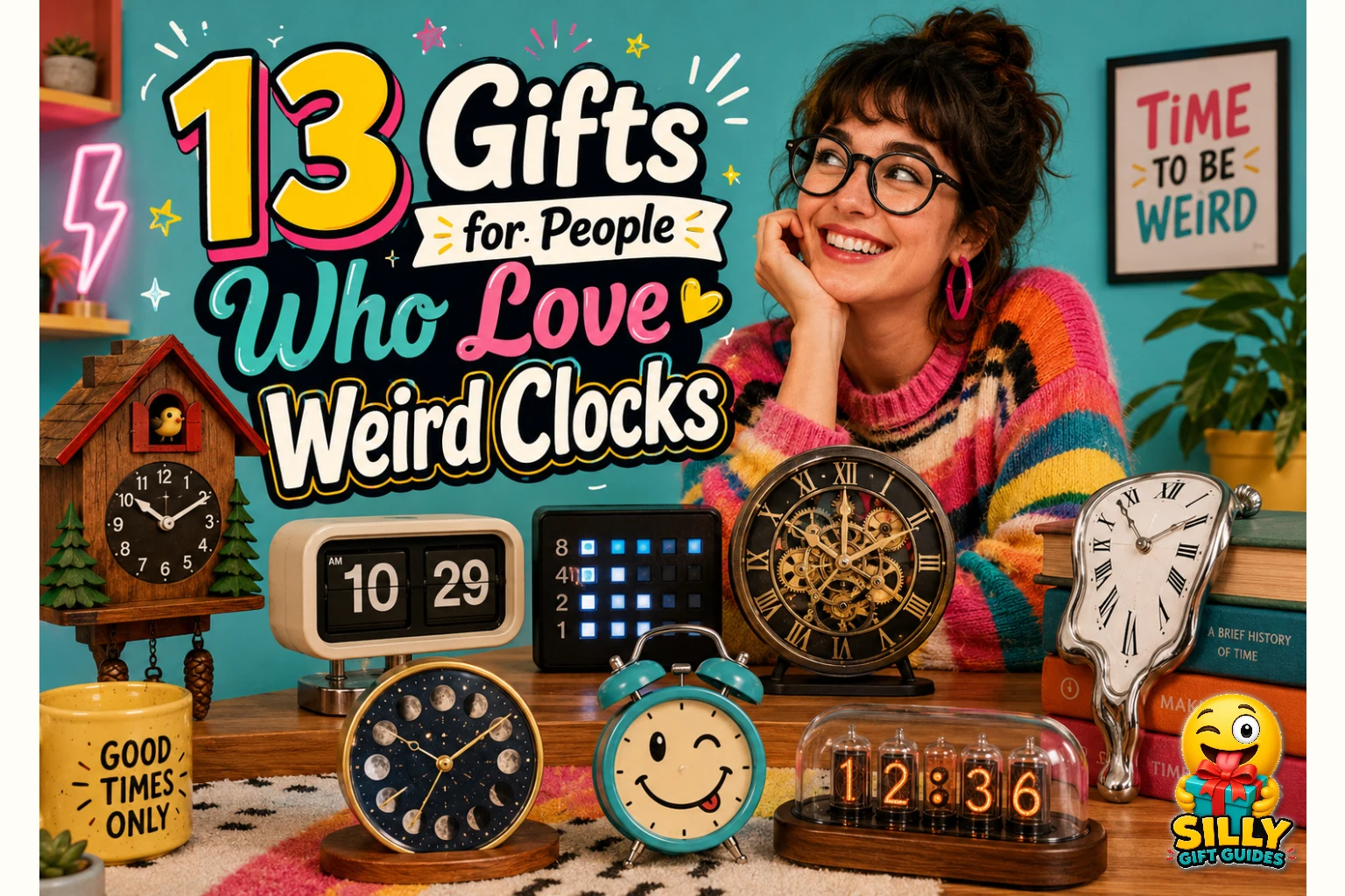 13 Gifts for People Who Love Weird Clocks guide cover