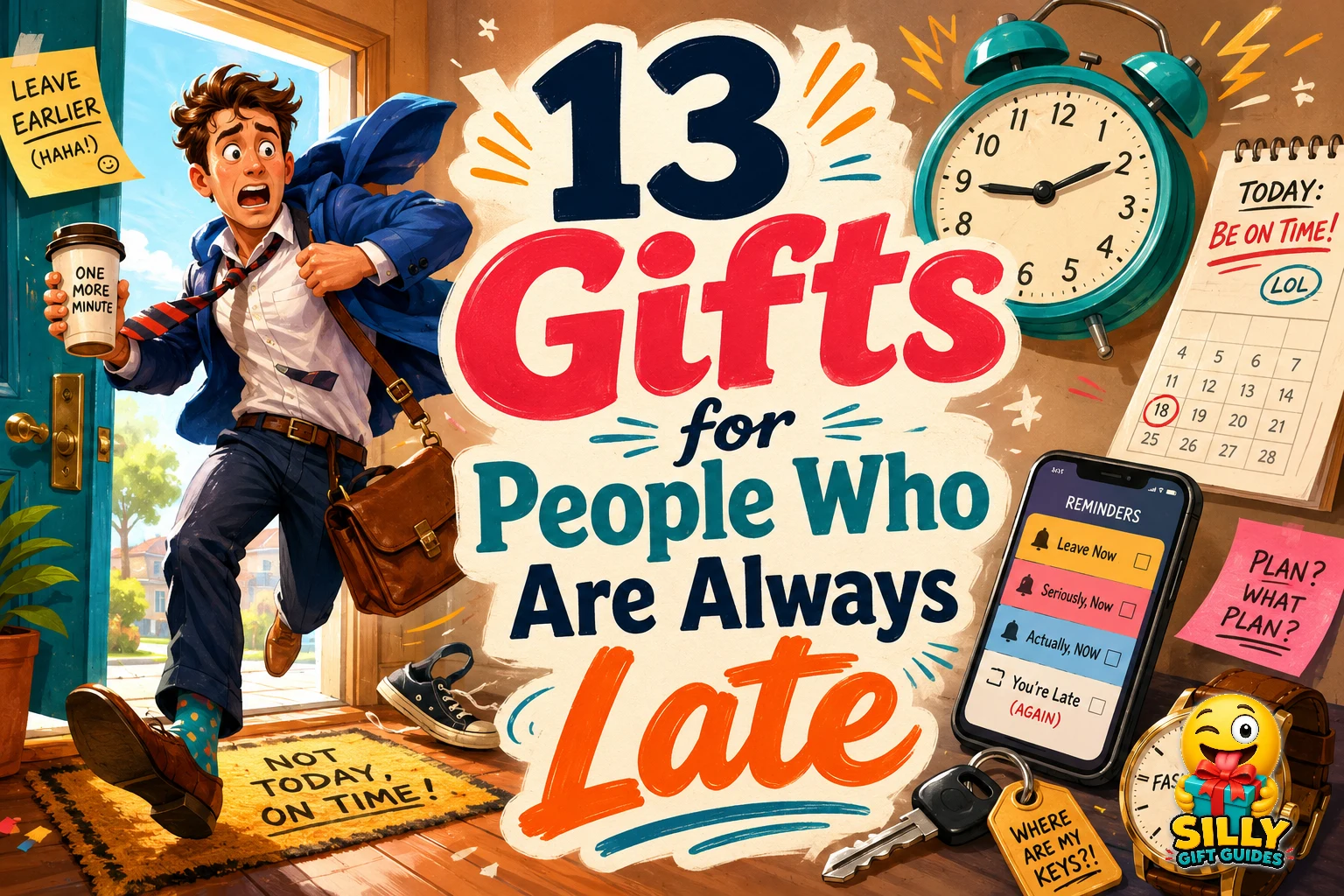 13 Gifts for People Who Are Always Late guide cover