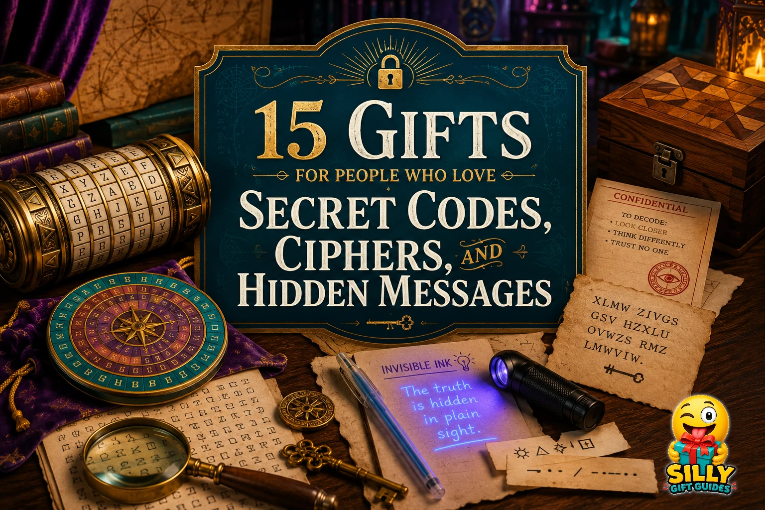 15 Gifts for People Who Love Secret Codes, Ciphers, and Hidden Messages guide cover