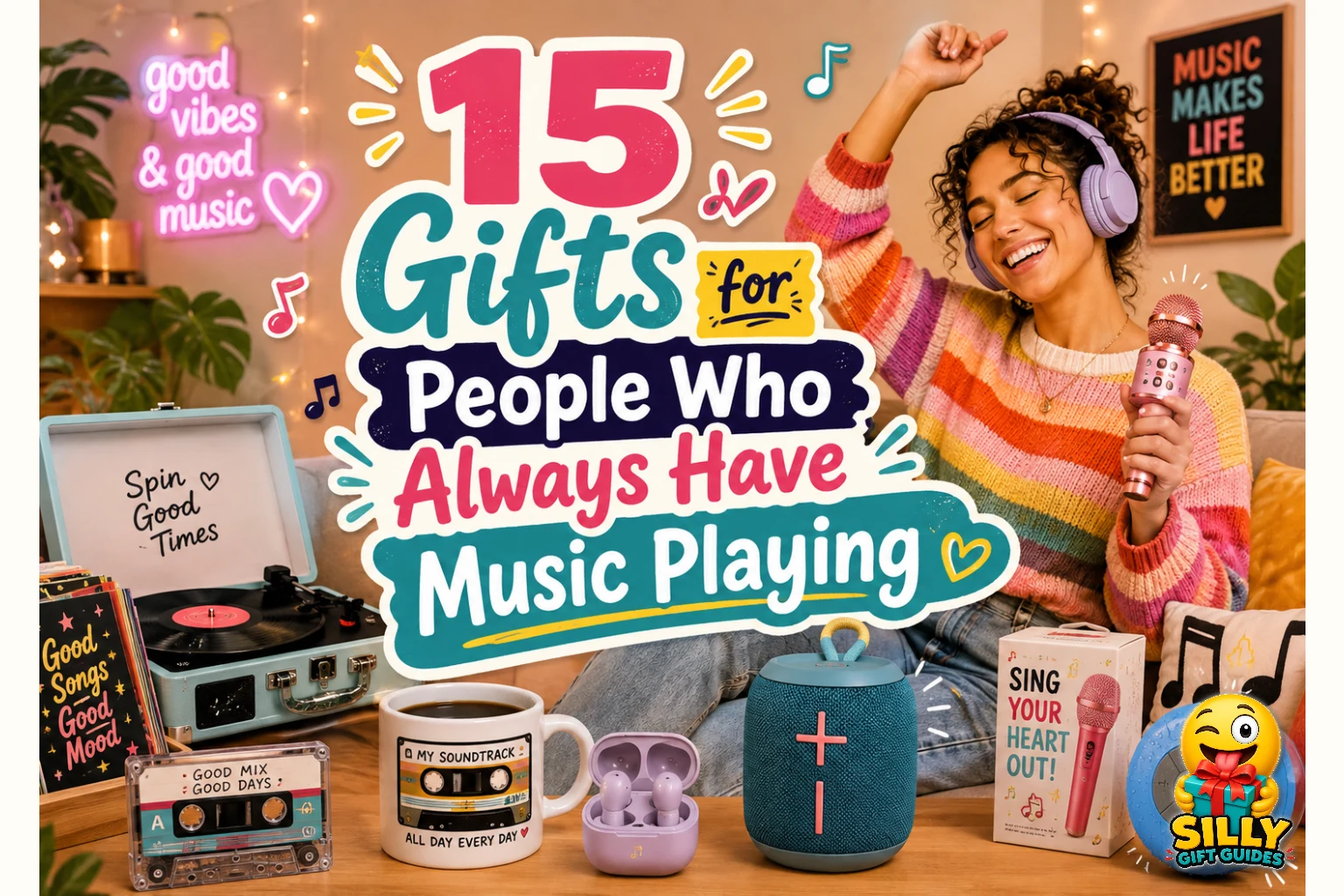 15 Gifts for People Who Always Have Music Playing guide cover