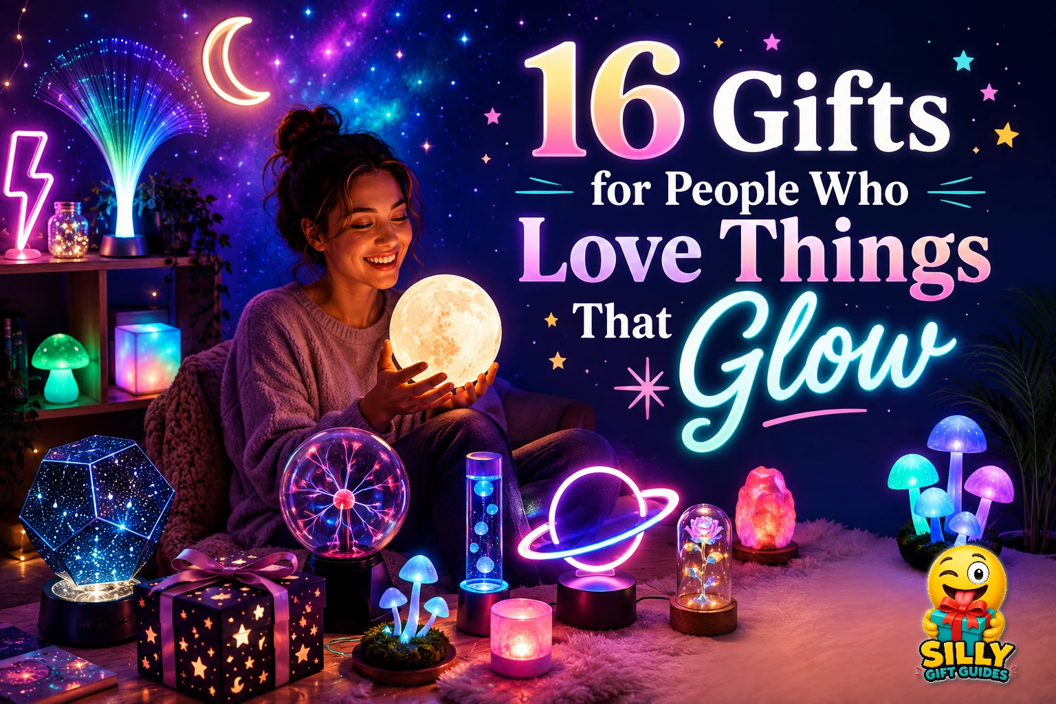 16 Gifts for People Who Love Things That Glow guide cover